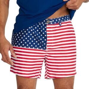 Chubbies "The 'Mericas" Original Stretch Short Red White Blue Men's Size XL